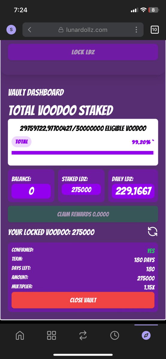 DiamondHand__J's tweet photo. A-Class JuiceBagger is Bak wit a Fckn Banger. I Just Swapped N Locked 275K $LDZ got 2 LP dolls, a Bag of Loot Credits &amp; 20 Entries on the Goodies Wheel. IYKYK n if u wud like to find out More go Grab a Fckn LP Doll man n stop Wasting Time @LunardollzNft The Realist MF in Web 3💪 https://t.co/Tf7kEtkBSP