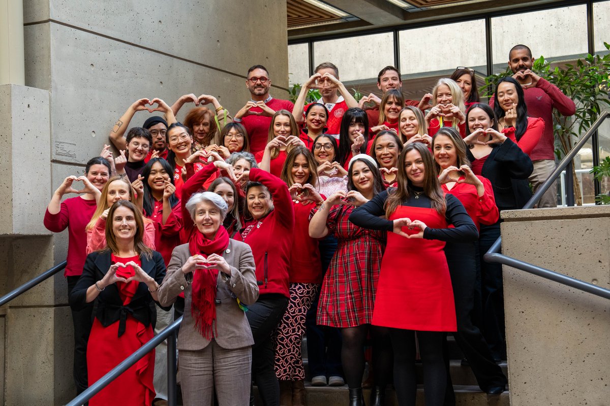 VGH & UBC Hospital Foundation (@vghfdn) on Twitter photo Our staff are wearing red today in honour of #WearRedDay, a day to raise awareness about women’s heart health. ❤️
Learn more about how you can support women’s heart health: bit.ly/3EAbFTb
#WearRedCanada #HerHeartMatters <a href="/heartandstroke/">Heart & Stroke</a> <a href="/cwhhalliance/">Canadian Women's Heart Health Alliance (CWHHA)</a> <a href="/Women__Heart/">Tara Sedlak, Leslie Diamond Women's Heart Clinic</a> Our staff are wearing red today in honour of #WearRedDay, a day to raise awareness about women’s heart health. ❤️
Learn more about how you can support women’s heart health: bit.ly/3EAbFTb
#WearRedCanada #HerHeartMatters <a href="/heartandstroke/">Heart & Stroke</a> <a href="/cwhhalliance/">Canadian Women's Heart Health Alliance (CWHHA)</a> <a href="/Women__Heart/">Tara Sedlak, Leslie Diamond Women's Heart Clinic</a>