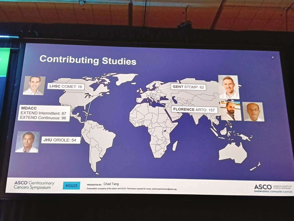 GiulioFrancoli1's tweet photo. Wonderful to see in person the impact on clinical outcomes given by SBRT added on top of standard of care management across all subgroups of oligometastatic prostate cancer!,@ChadTangMD ,#GU25 https://t.co/HCt4yoJyPl