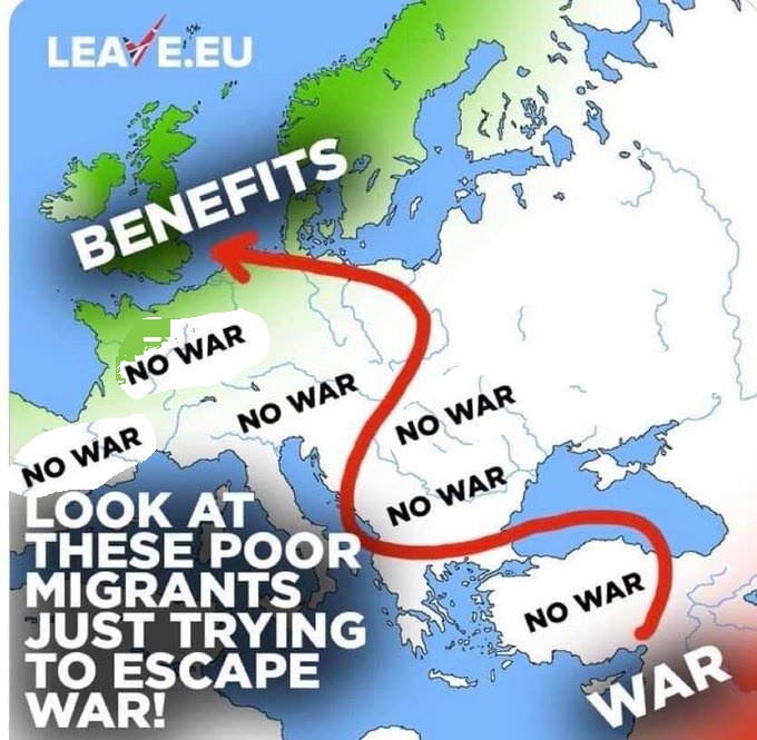 Gary_B___'s tweet photo. @bbcquestiontime @bbcquestiontime no #FionaBruce it's not just @GoodwinMJ 's opinion! The ECHR is clearly an obstruction! No use shrugging @JacquiSmith @Lisa_Smart They're illegal immigrants all day #BBCPlant you want to house them all? There is legal safe routes @GeorgeMonbiot passport ones! https://t.co/dsaS6NSuen
