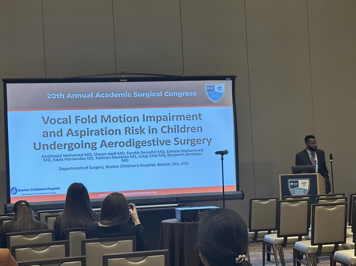 Priyanka V. Chugh MD, MS (@antiwheatgirl) on Twitter photo Congratulations to <a href="/Majid_Mohamed14/">Majid Mohamed</a> for his awesome work with <a href="/benzendejas/">Ben Zendejas</a> on vocal fold motion impairment and aspiration risk. Super important for the EA/TEF patient population! <a href="/BCHPedSurg/">BCH Department of Surgery</a> <a href="/BMCSurgery/">BMC Surgery</a> <a href="/AcademicSurgery/">Assoc4AcademicSurgery</a> #ASC2025 Congratulations to <a href="/Majid_Mohamed14/">Majid Mohamed</a> for his awesome work with <a href="/benzendejas/">Ben Zendejas</a> on vocal fold motion impairment and aspiration risk. Super important for the EA/TEF patient population! <a href="/BCHPedSurg/">BCH Department of Surgery</a> <a href="/BMCSurgery/">BMC Surgery</a> <a href="/AcademicSurgery/">Assoc4AcademicSurgery</a> #ASC2025