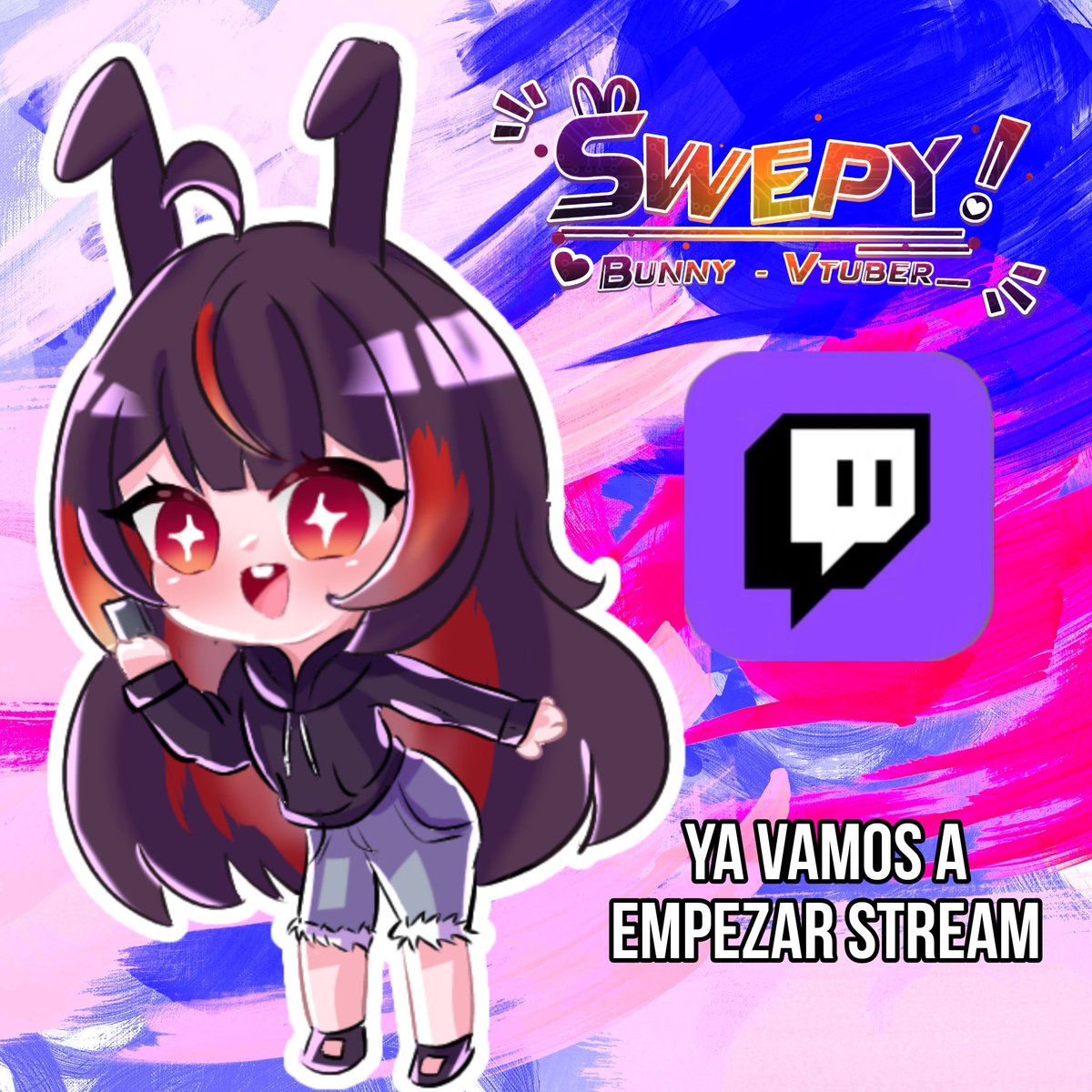SweppyVT's tweet image. Ya vamos a empezar Directo Conejitos twitch.tv/swepy_bunnyvt