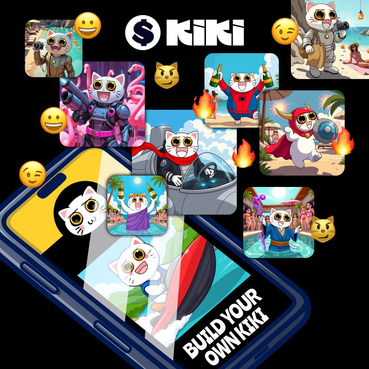 KIKI (ミ◕ᴥ◕ミ𝒦𝒾𝒦𝒾~* (@kikicatofficial) on Twitter photo 🚨HELP US BUILD $KIKI!🚨
😱20,000 $KIKI TO BE GIVEN AWAY!😱
How to join?
1️⃣Generate a $KIKI photo in KIKI APP
2️⃣Post your created $KIKI photo and tag <a href="/KIKIcatofficial/">KIKI (ミ◕ᴥ◕ミ𝒦𝒾𝒦𝒾~*</a> 👀
3️⃣Comment it + Let’s Build $KIKI here
4️⃣Follow <a href="/KIKIcatofficial/">KIKI (ミ◕ᴥ◕ミ𝒦𝒾𝒦𝒾~*</a> + Like + RT + Bookmark this post
LINK TO 🚨HELP US BUILD $KIKI!🚨
😱20,000 $KIKI TO BE GIVEN AWAY!😱
How to join?
1️⃣Generate a $KIKI photo in KIKI APP
2️⃣Post your created $KIKI photo and tag <a href="/KIKIcatofficial/">KIKI (ミ◕ᴥ◕ミ𝒦𝒾𝒦𝒾~*</a> 👀
3️⃣Comment it + Let’s Build $KIKI here
4️⃣Follow <a href="/KIKIcatofficial/">KIKI (ミ◕ᴥ◕ミ𝒦𝒾𝒦𝒾~*</a> + Like + RT + Bookmark this post
LINK TO