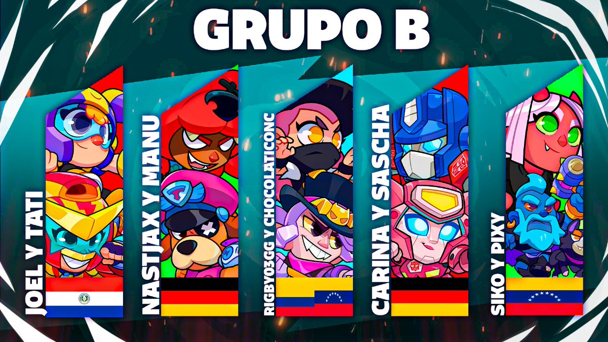 By_Alexis17 +319HS❤ (@byalexis_carp) on Twitter photo Seguimos con mas presentaciones y ellos son las otras 5 DUPLAS de la "San Valentin Cup 2"
Grupo B:
♦️ <a href="/CJOEL325/">Joel Caballero</a>
♦️ <a href="/Tatiana61819163/">Tatiana</a>
♦️ <a href="/Manu__SB/">Manu</a>
♦️ <a href="/NastjaX111/">AGS NastjaX</a>
♦️ <a href="/RigBy03GG/">RigBy03GG 🇨🇴</a>
♦️ <a href="/ChocolaticoNC/">ChocolaticoNC</a>
♦️ <a href="/saschurik/">saschurik</a>
♦️ <a href="/carinabeast/">Carina (Beast) 🦄</a>
♦️ <a href="/PixyGirl95/">PixyGirl</a>
♦️ <a href="/Sikoodg/">SiKOO</a> Seguimos con mas presentaciones y ellos son las otras 5 DUPLAS de la "San Valentin Cup 2"
Grupo B:
♦️ <a href="/CJOEL325/">Joel Caballero</a>
♦️ <a href="/Tatiana61819163/">Tatiana</a>
♦️ <a href="/Manu__SB/">Manu</a>
♦️ <a href="/NastjaX111/">AGS NastjaX</a>
♦️ <a href="/RigBy03GG/">RigBy03GG 🇨🇴</a>
♦️ <a href="/ChocolaticoNC/">ChocolaticoNC</a>
♦️ <a href="/saschurik/">saschurik</a>
♦️ <a href="/carinabeast/">Carina (Beast) 🦄</a>
♦️ <a href="/PixyGirl95/">PixyGirl</a>
♦️ <a href="/Sikoodg/">SiKOO</a>