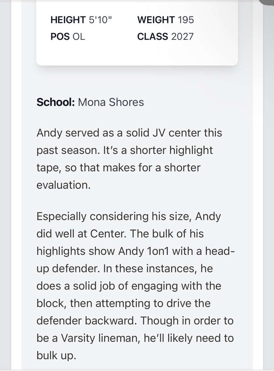 Andy Weiss (@andyweisser) on Twitter photo Thank you for the write up! <a href="/alex_pallone/">Alex Pallone</a> <a href="/PrepRedzoneMI/">Prep Redzone Michigan</a> Trying my hardest to get bigger and stronger for next fall! #grow Thank you for the write up! <a href="/alex_pallone/">Alex Pallone</a> <a href="/PrepRedzoneMI/">Prep Redzone Michigan</a> Trying my hardest to get bigger and stronger for next fall! #grow