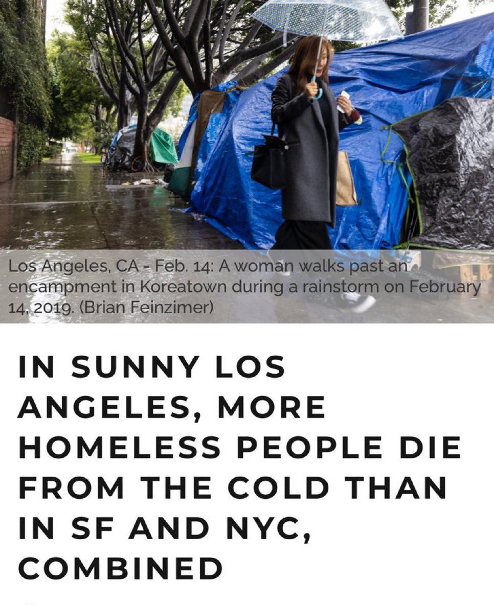 More class war in "sunny Los Angeles"