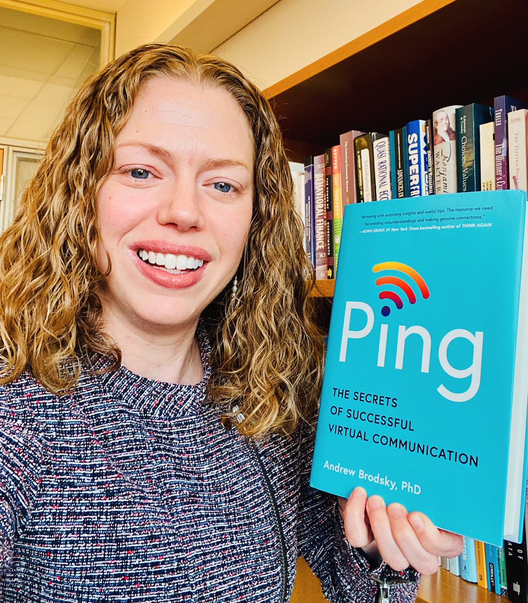 Congratulations to <a href="/UTAustin/">UT Austin</a> Prof. <a href="/AndrewSBrodsky/">Andrew Brodsky</a> on the publication of his terrific new book PING: The Secrets of Successful Virtual Communication. Goodness know we all need those secrets in the modern era!
📖 a.co/d/7lz6OqN
