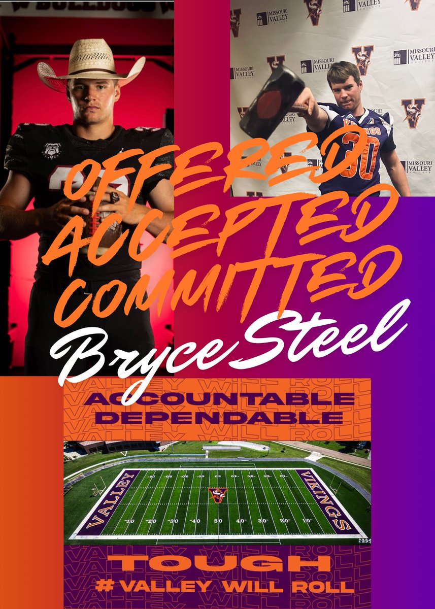 I’m beyond excited to announce that I’ve officially accepted a scholarship to play college football at Missouri Valley!! <a href="/MovalFootball/">MVC_Football</a> <a href="/Qblack_3/">Coach Q Black</a>  <a href="/coach_emays/">Erik Mays</a> <a href="/KimesGilbert/">Kimes Gilbert</a> <a href="/austin_condict/">Austin Condict</a> #ADT #valleywillroll #getonthetrain