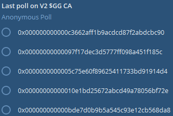 When was the last time a project let you vote on its CA?