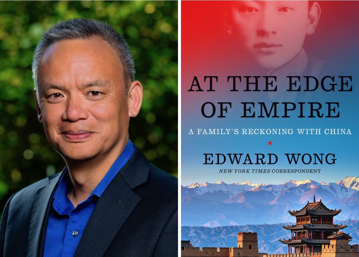 Edward Wong (<a href="/nytimes/">The New York Times</a> correspondent)
At the Edge of Empire: A Family’s Reckoning with China
Wednesday, March 12, 7pm
<a href="/OrHist/">Oregon Historical Society</a> Pavillion
$15 WorldOregon &amp; NW China Council members
$20 General Public
Buy your tickets here:
worldoregon.app.neoncrm.com/np/clients/wor…
