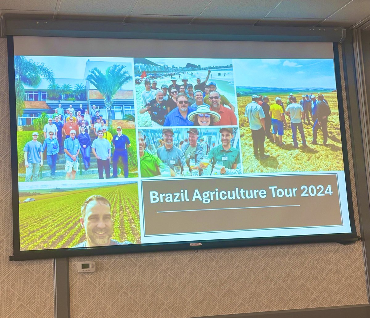 Cronk_Ag's tweet photo. Great to hear @lewbaarda recap of #FSBrazil24 at #FSC25 today (so happy I got to take part in that trip) after a couple of great days of learning! @FarmingSmarter https://t.co/8foGGnBhcU