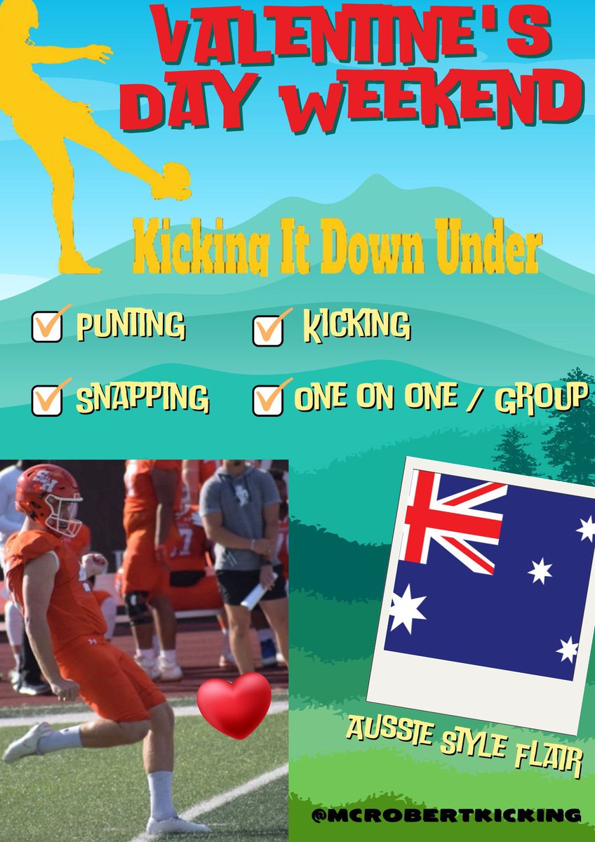 Spread the love and come train this 4 day weekend!  College Camp Season around the corner, Spring Ball around the corner!