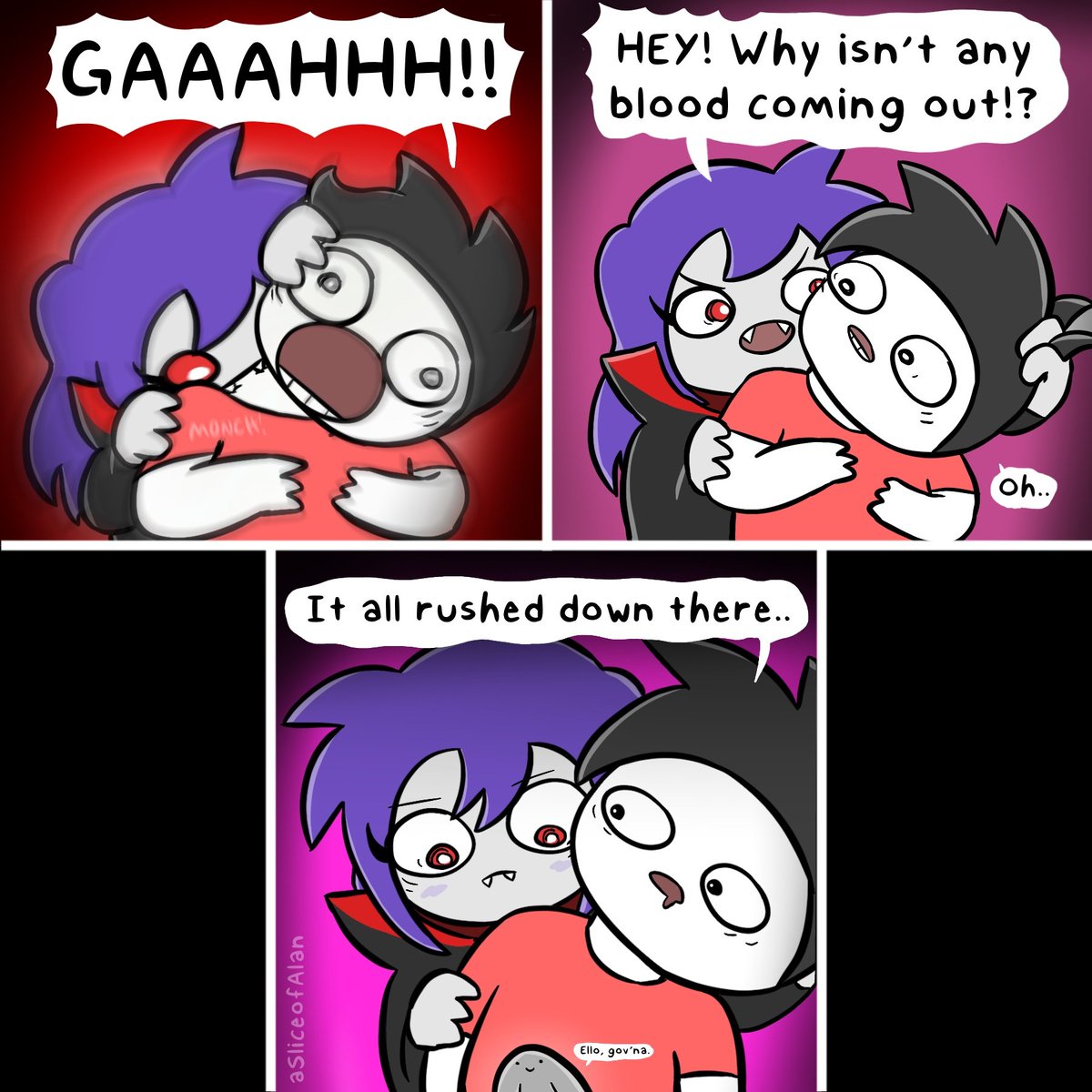 You can say his érection has quite the Cockney accent