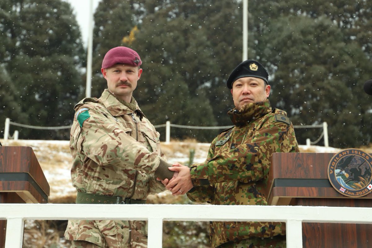 第13普通科連隊は、日出生台演習場における英軍との実動訓練(＃VI24