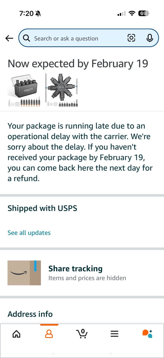 hershey_0215's tweet photo. How did it go from I should receive it today to “Maybe next week?” What?! https://t.co/EkRcAkTs8v