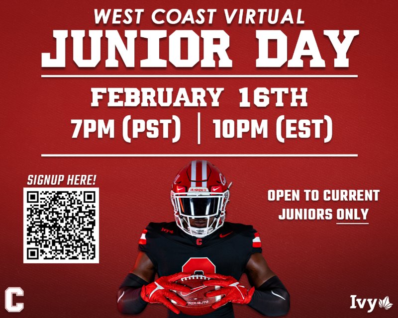 Thank you <a href="/BigRed_Football/">Cornell Football</a> for the virtual Junior Day Invite! <a href="/TreyFlowers_/">🦈</a>