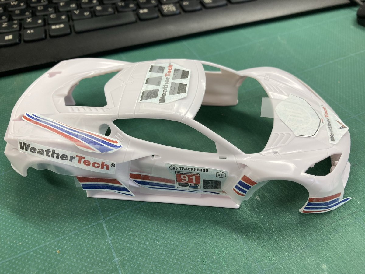 うん、全然合わない。 ⁦<a href="/keatingcarguy/">Ben</a>⁩ #tfsport #corvett #miniz #mtr32