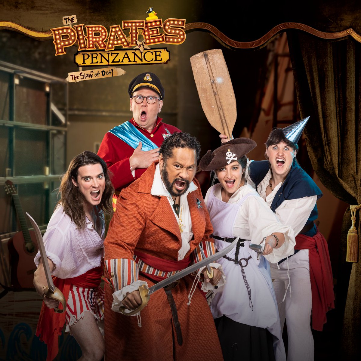 hayestheatre's tweet image. 🏴‍☠️ LAND HO! 🏴‍☠️  
Tonight, our first preview performance of The Pirates of Penzance drops anchor at Hayes Theatre Co… and the house is FULL!
#PiratesOfPenzance #firstperformance #soldout #hayestheatreco #musicaltheatre #whatsonsydney #sydneymusical #previews #booknow #sellingfast