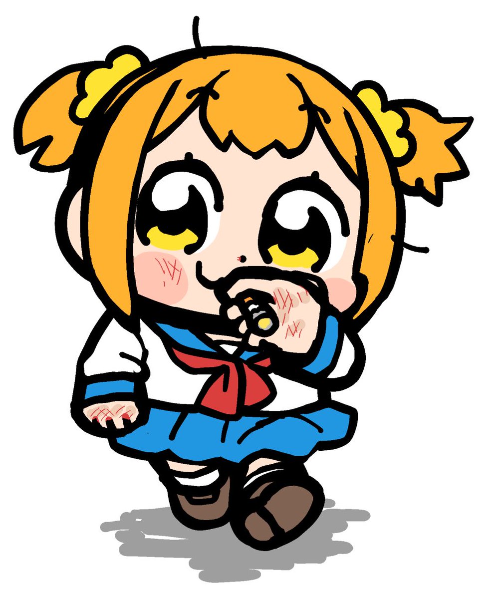 ポプ子 「」|大川ぶくぶ/bkubのイラスト