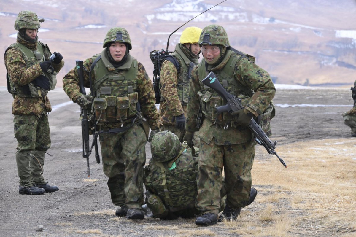 英軍との実動訓練(＃VI24) 様々な訓練を行いましたが今回は総合戦闘