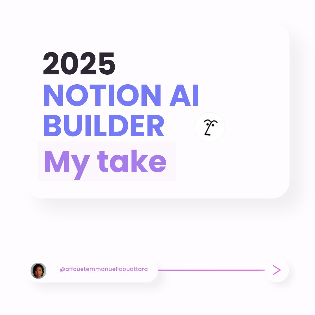 AffouetEmma's tweet photo. 🚀 Just built a Project &amp; Task Manager using @NotionHQ AI — in just one click! 🔥

Great tool for beginners, they can
✅ Track tasks effortlessly
✅ Manage priorities &amp; deadlines

What do you think about it? Let’s chat! #NotionAI #Productivity #notion https://t.co/o1T01FOCpY