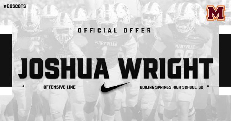 Joshua Wright (@joshuaw82255794) on Twitter photo After a great conversation with <a href="/CoachLongHill/">Albert Long-Hill M.Ed</a> i am blessed to receive an offer from Maryville College <a href="/coach_Pmcdowell/">Phillp McDowell</a> <a href="/Coach_DavisJ/">Jacob Davis</a> <a href="/mreel25/">Matt Reel</a> After a great conversation with <a href="/CoachLongHill/">Albert Long-Hill M.Ed</a> i am blessed to receive an offer from Maryville College <a href="/coach_Pmcdowell/">Phillp McDowell</a> <a href="/Coach_DavisJ/">Jacob Davis</a> <a href="/mreel25/">Matt Reel</a>