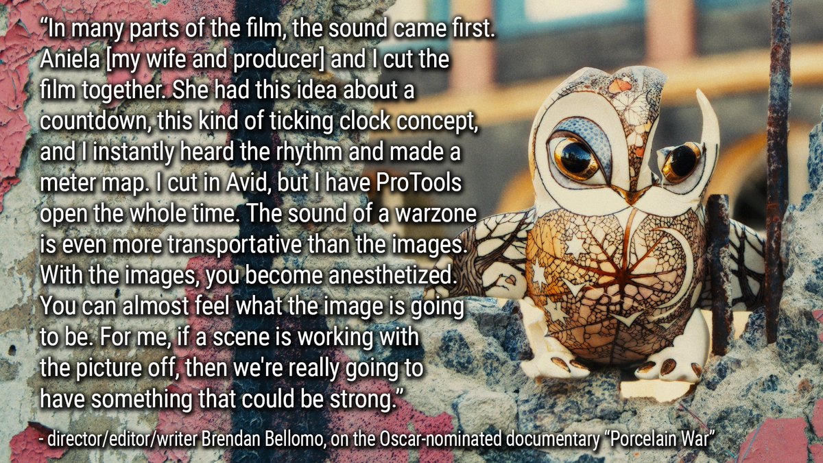 SteveHullfish's tweet image. I told you a week or so ago about this amazing documentary that's nominated for an Oscar (voting is now open, BTW). Please watch it and listen to this podcast or read the blog with exclusive images!
(links to full interview in the replies! Go watch/listen!)
@ACEFilmEditors…