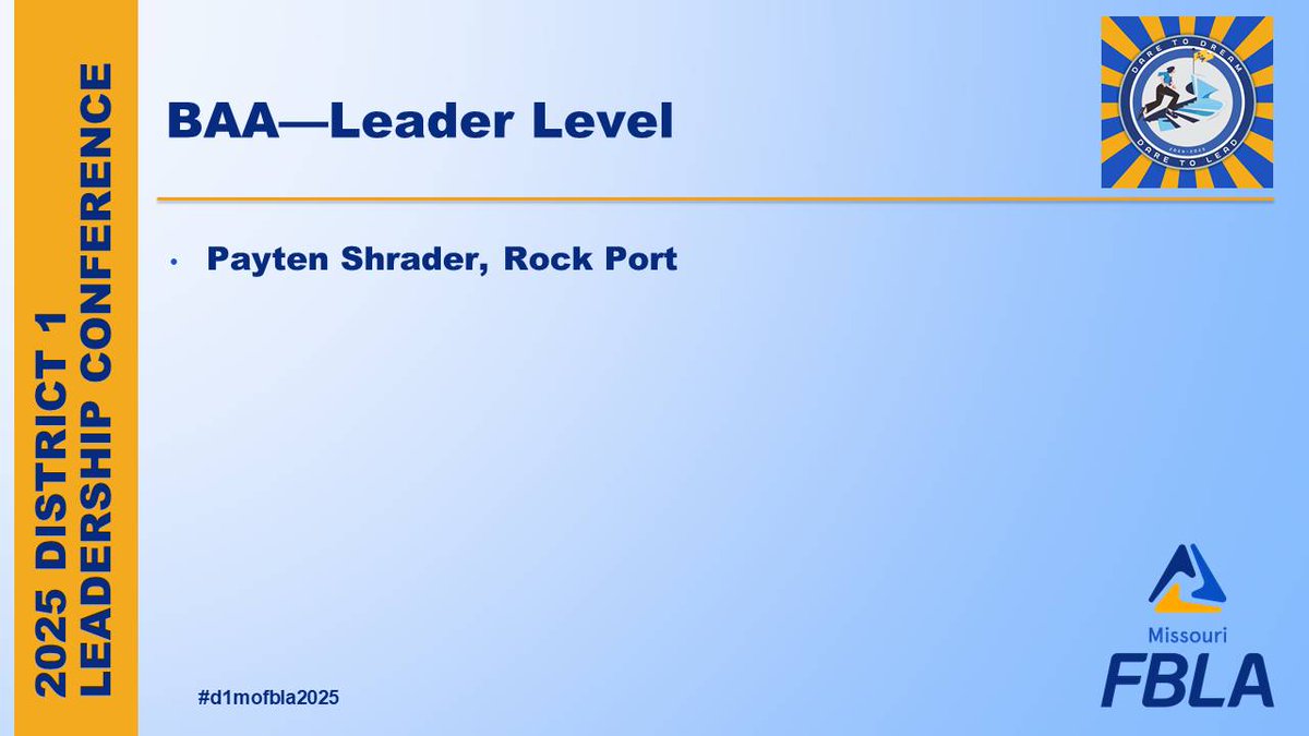 BAA-Leader Level Awards
#d1mofbla2025
