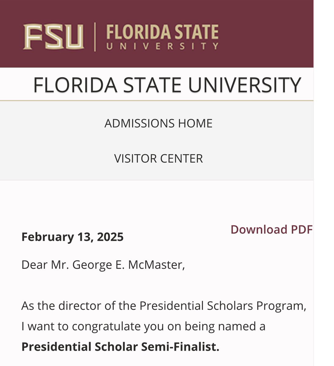 Tfw you get deferred from your state school but get sorted into the top 1% of applicants at another