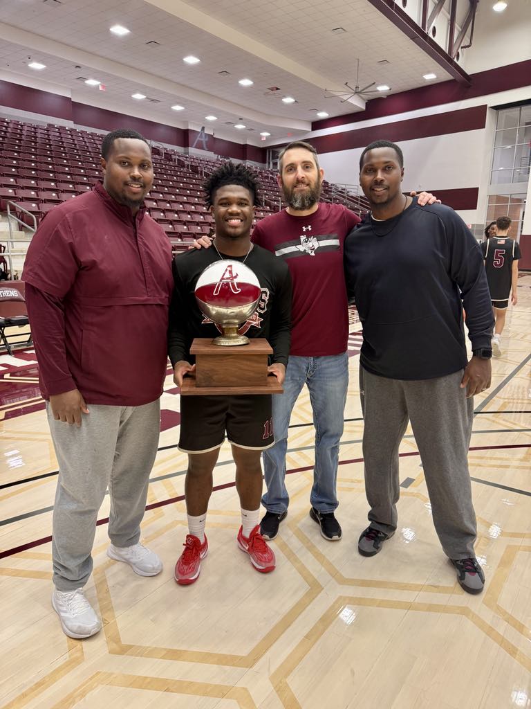 After wins we give out the 'Cager ball' to the player who sacrifices their body by taking charges, dives for loose balls, and finishes through contact. 

 'Cager of the Year' goes to the player who led the team in charges. This year's recipient is Sr. Jase Warren.