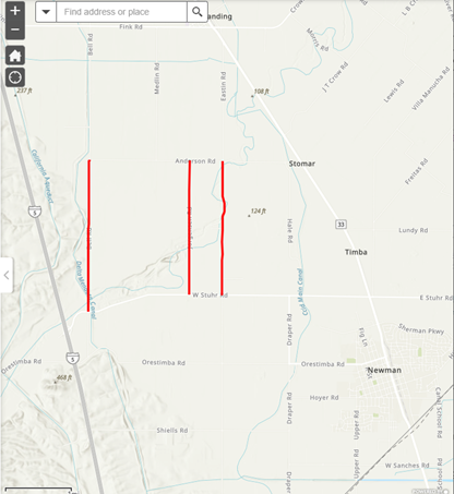 ⚠Traffic Alert: Newman Area ⚠

Current emergency road closures due to flooding:

🚧 Bell Rd. from Anderson to W. Stuhr Rd.
🚧 Eastin Rd. from Anderson to W. Stuhr Rd.
🚧 Jorgensen Rd. from Anderson to W. Stuhr Rd. 

Please obey all posted signs, and remember, it is NEVER safe