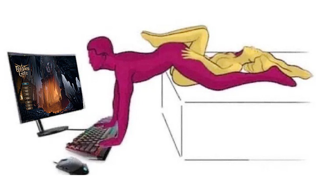 "the perfect valentines day doesn't exis--"   
#bg3 #bg3memes #valentinesday #baldursgate3