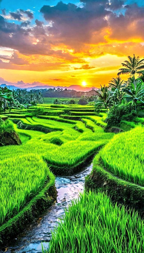 New day new hope with fresh greenery view 

      ✨Good Morning X Mates✨