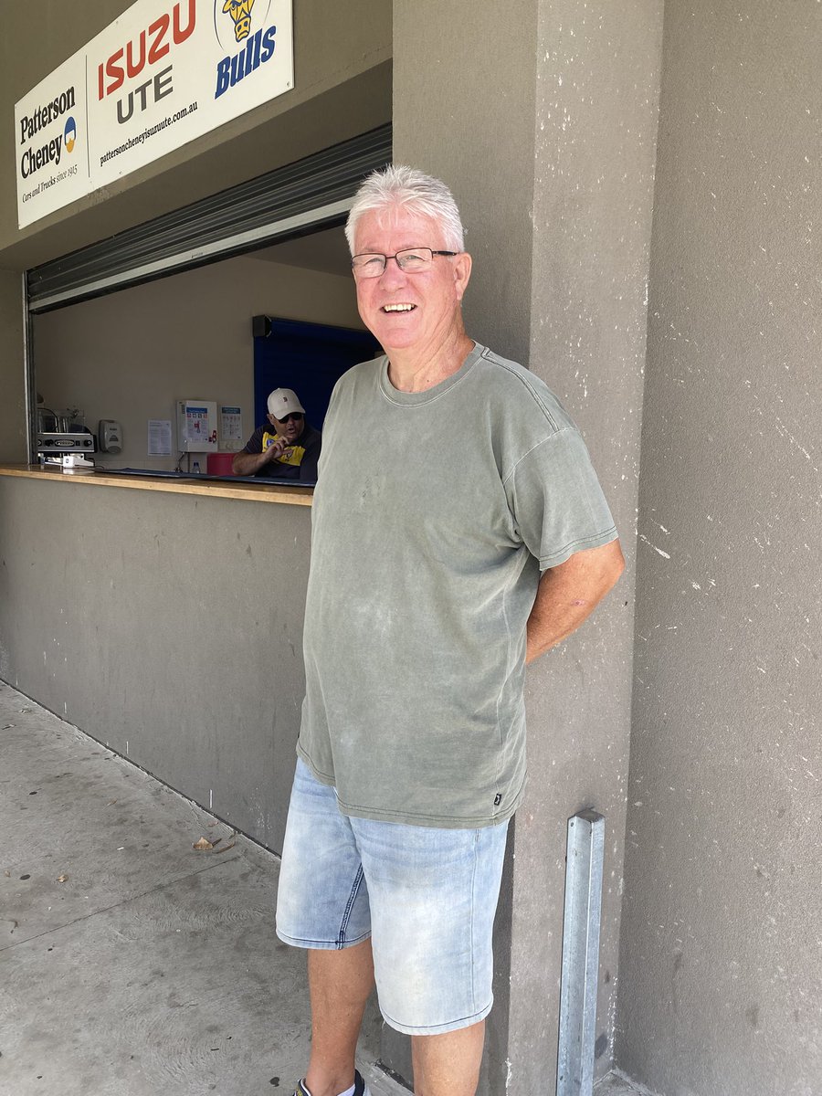 You poke your head into the Country Week final at Noble Park and bump into a fellow who made a double-century for Victoria 40 years ago. GW Richardson.