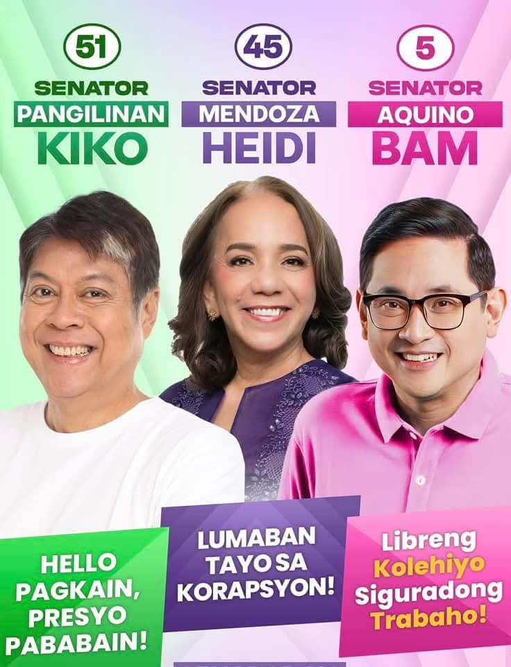 Kiko Heidi Bam sa Senado! 🩷🌷
Senadong Tapat, Angat Buhay Lahat