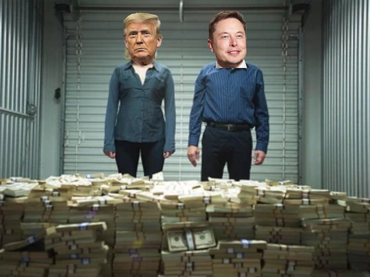 Pastorsproblems's tweet image. Trump and Musk  in front of your grandma’s social security.