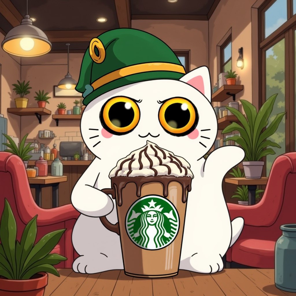 mjmpsl's tweet photo. What if $KIKI as Starbucks logo 🤔 
Or official merch hahahaha 😆 
@kiki_no_kokoro
@jmsfnt
@kikicatofficial https://t.co/rgfyS0XhWQ