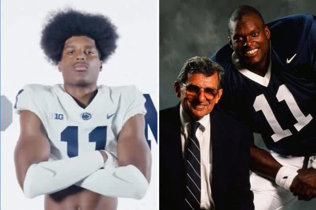 PSUtickets's tweet photo. *LIKE FATHER, LIKE SON: @ArringtonLavar will wear the same number his Dad did #StixCity ππͺπΎπ
@JayPaterno @ScottPaterno https://t.co/sAWE17CK1p