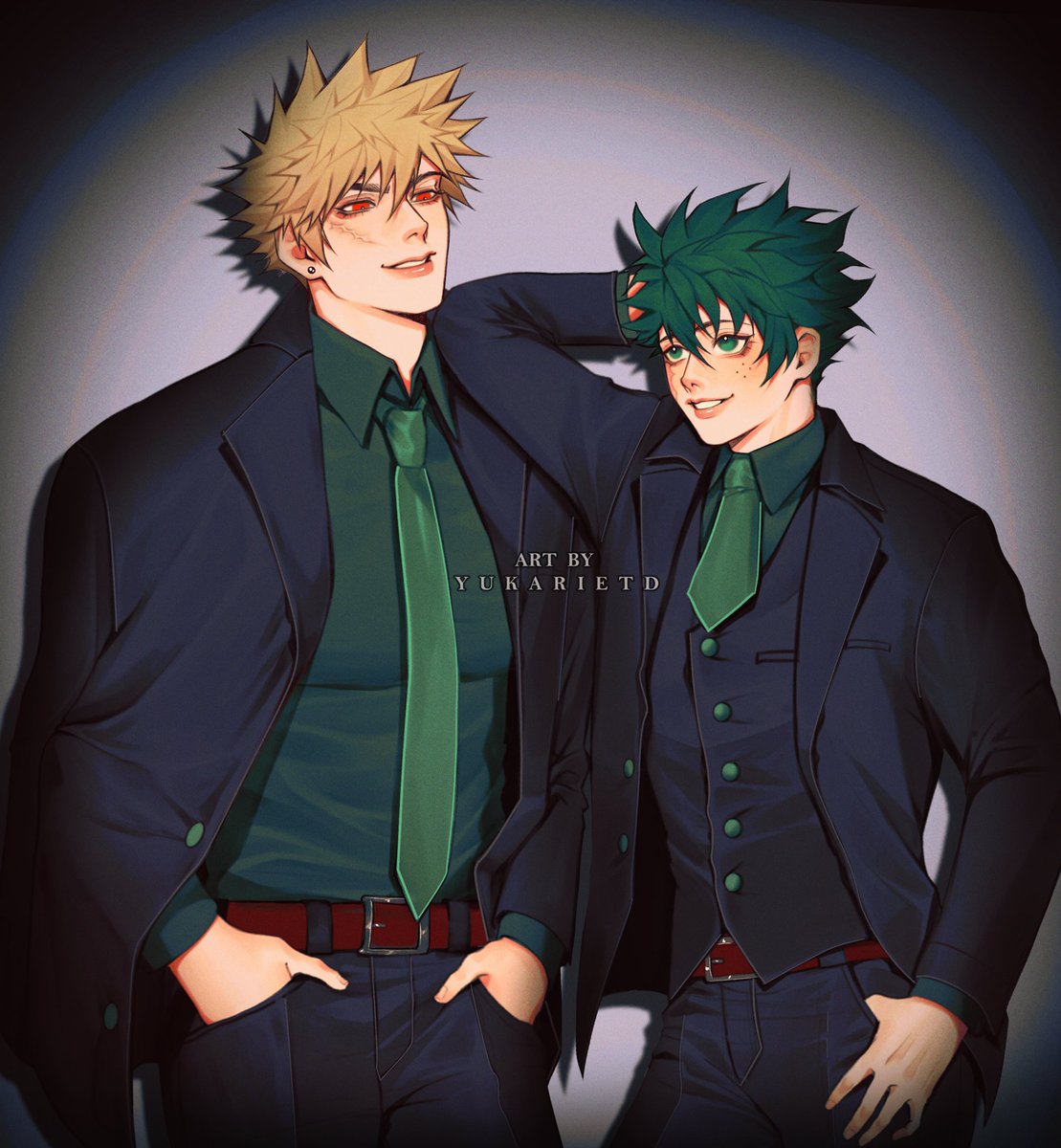 🧡💚 
Happy Valentine's Day ╰(✿´⌣`✿)╯♡
#bkdk #ktdk #katsudeku #bakudeku