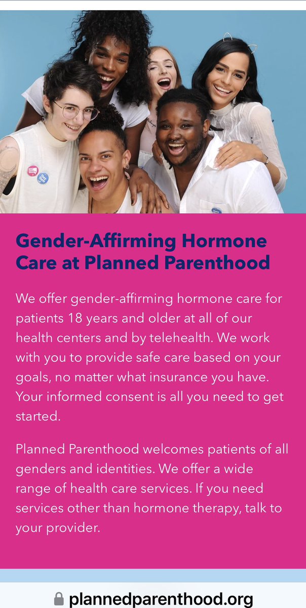 BasedMikeLee's tweet image. I guess performing abortions wasn’t edgy enough for Planned Parenthood—they now provide “gender affirming services”

Planned Parenthood claims to offer those services only “for patients 18 years and older,” even while proudly noting that they provide “puberty blockers,” which…
