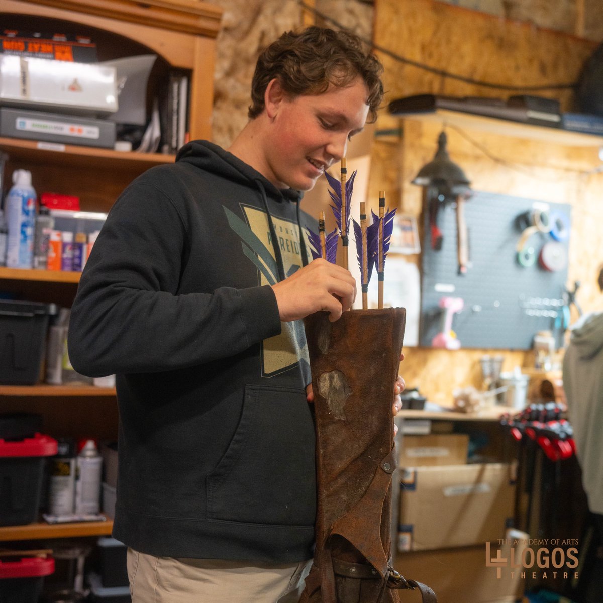 LogosTheatre's tweet photo. From booth to props, costumes to fight choreography, all hands are on deck to prep for #OpeningWeekend of #RobhinHood!
One week away to our SOLD OUT run! Livestream tickets: https://t.co/xIIHyAVnsz
Production sponsor: @hopkins_financial
#MastersSeries #AoAConservatory https://t.co/9WokpdbTHT