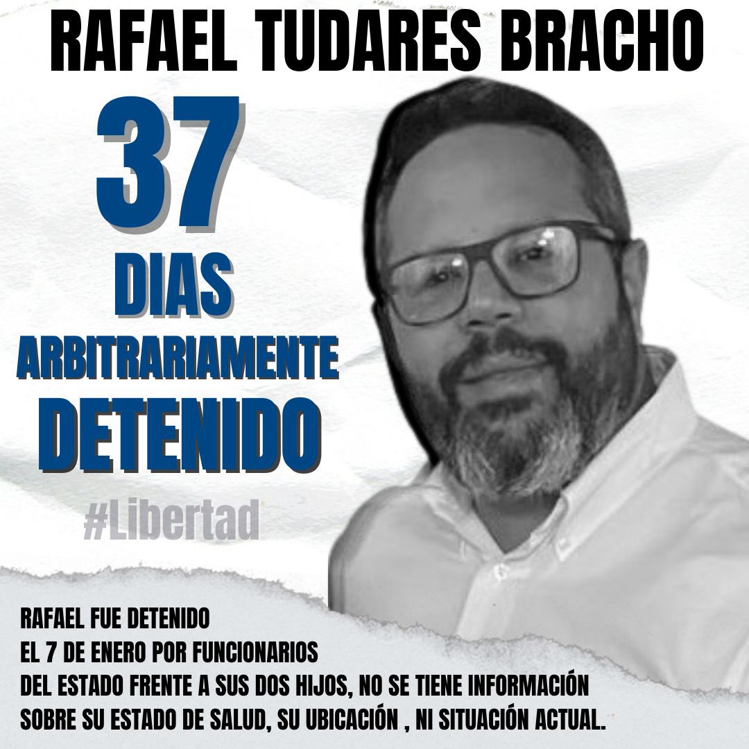 MarianaGTudares's tweet photo. Rafa, siempre hemos compartido cada obra y acción de nuestras vidas. Me consta que eres una persona íntegra, honesta y correcta, que siempre cumple con la Constitución y la ley.Sé que cualquier hecho ilegal o delito que te traten de atribuir es falso.Sigo luchando por tu libertad https://t.co/O0yJmlbGrl