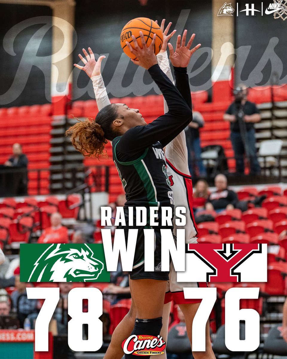WSUWBasketball's tweet image. Raiders win in OT!

Amaya Staton led the team with her tenth double-double of the season, tallying 23 points and 16 rebounds. Joining in the double-figure scoring were Scott (13 PTS) and Taylor (10 PTS).

#RaiderUp | #RaiderFamily