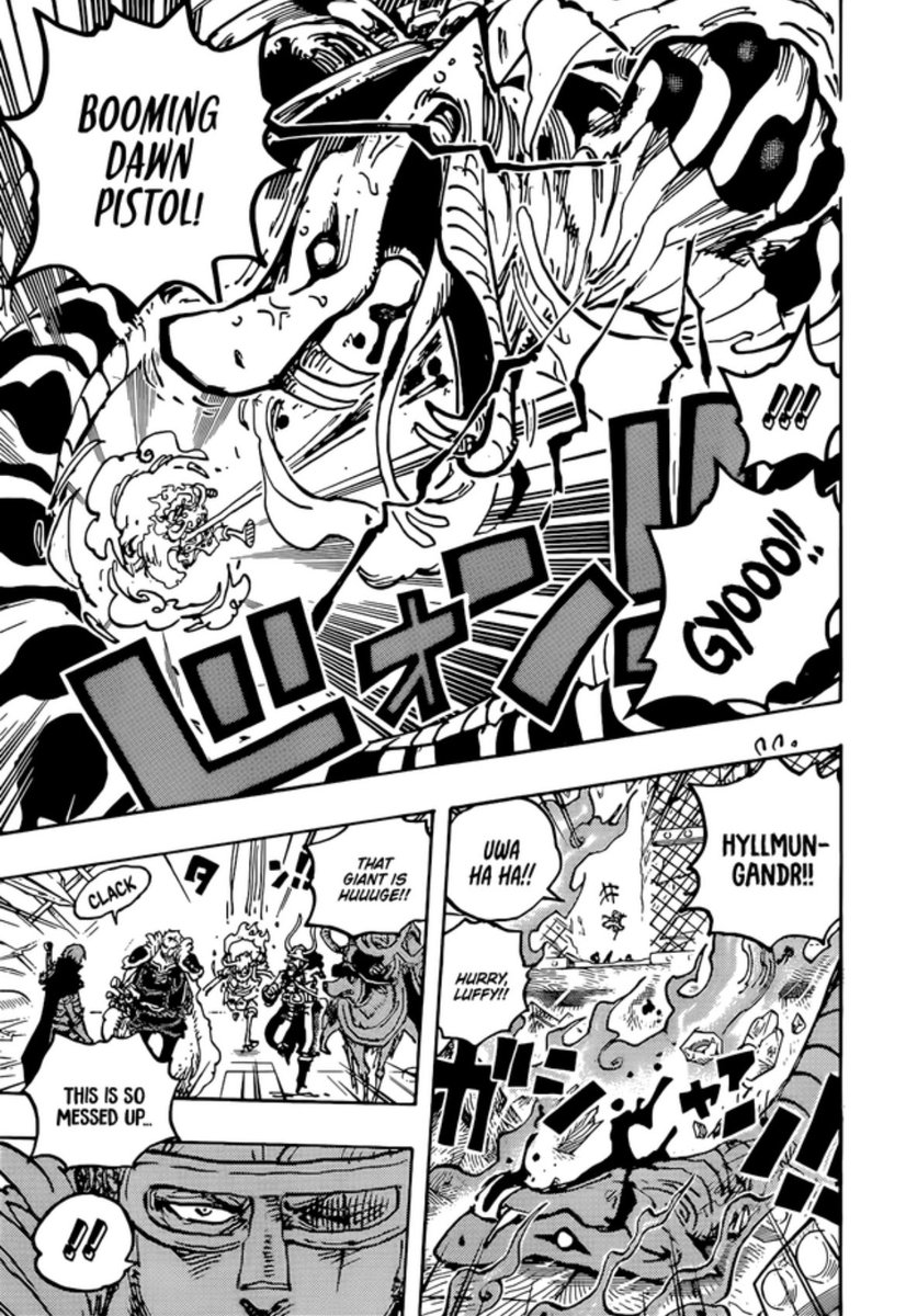 Kaido is as strong as this random snake apparently