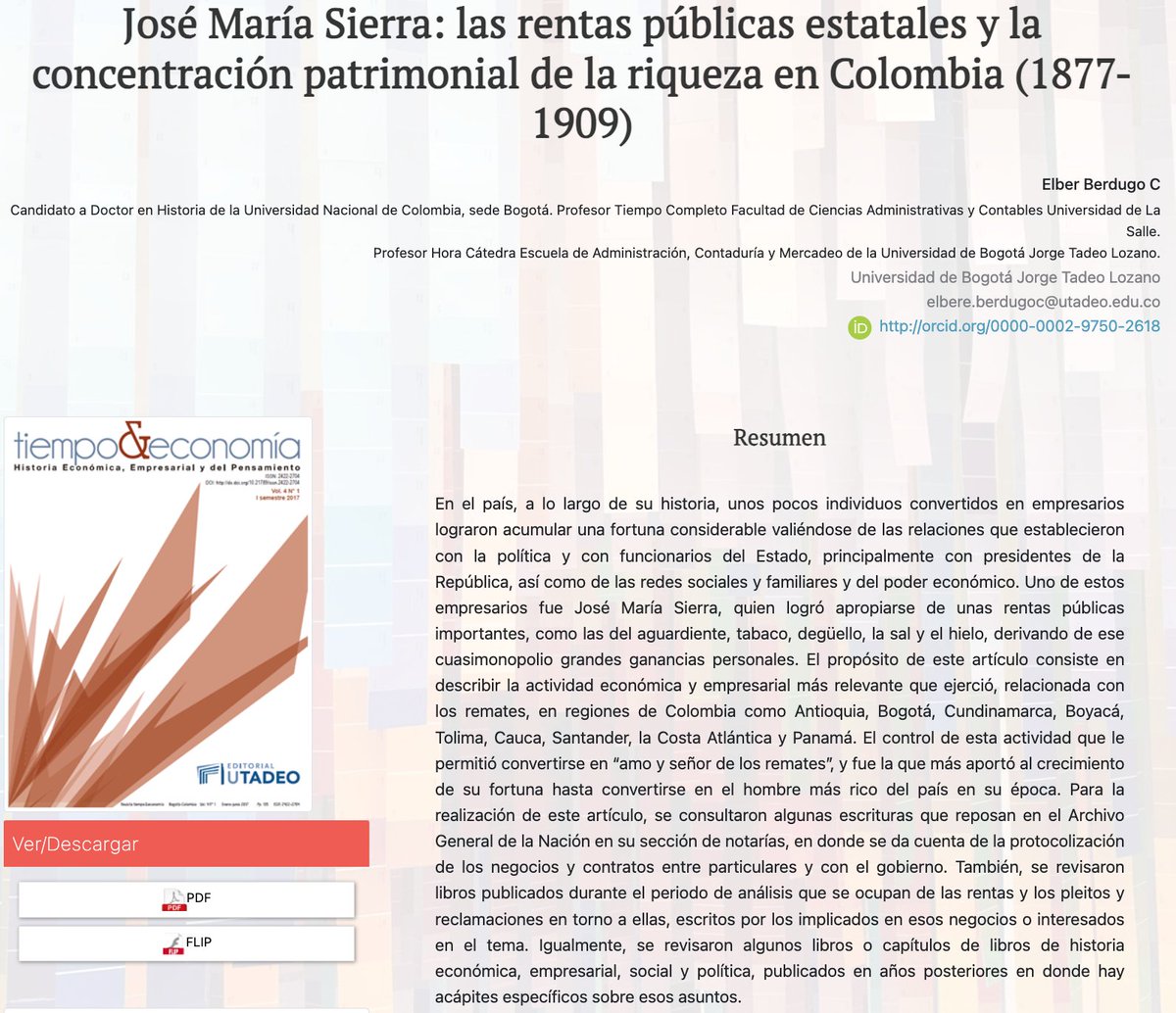 Edwin López Rivera (@elopezri) on Twitter photo Pepe Sierra, figura clave en rentas públicas de Colombia (1877-1909), dominó sectores como aguardiente, tabaco y sal. Con astucia y redes de poder, logró cuasimonopolio, aumentó su fortuna y compró haciendas, aunque con prácticas poco éticas. 👇 Pepe Sierra, figura clave en rentas públicas de Colombia (1877-1909), dominó sectores como aguardiente, tabaco y sal. Con astucia y redes de poder, logró cuasimonopolio, aumentó su fortuna y compró haciendas, aunque con prácticas poco éticas. 👇