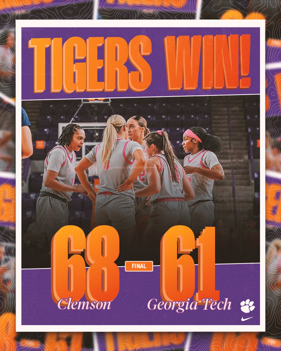BUILT. TIGER. TOUGH.

Clemson defeats the No. 19 Yellow Jackets!!!