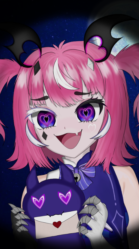 UsagiVTOfficial's tweet image. I tried my best ;o My first art creature o:

Happy vday camimi and cimps :d

#impofhearts #Camilart