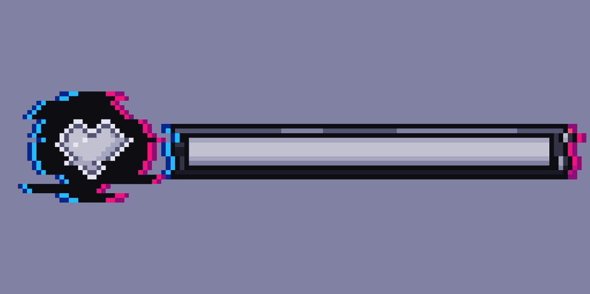 Ive been having fun making health bars lately for game assets. #pixelart #pixelartist #gamedev