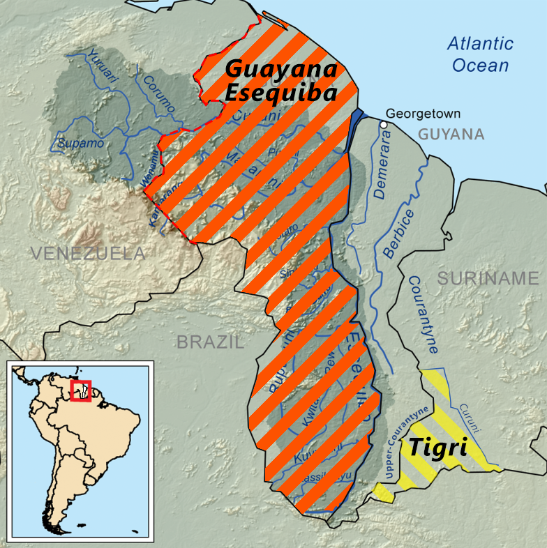 SurinameCentral's tweet photo. 74% of the land area Guyana "claims" to be is stolen territory. remove this from the map and you will discover that Guyana is the smallest country in South America, and the country with the highest ratio of disputed/Unconfirmed land areas. https://t.co/9UFdYD4sam