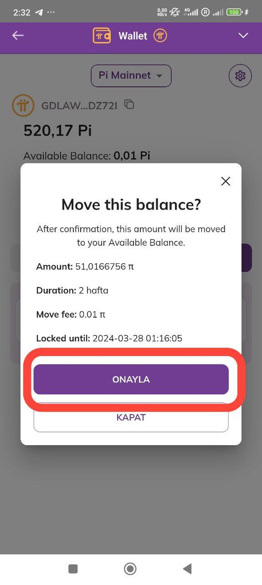 #pi browser cüzdanından kilitsiz bakıye nasıl açılır adım adım ekran görüntüsü ile anlatıyoruz
1) minrations tıklayınız.
2)  "move" yazısına tıklayınız.
3) onay tuşuna basıyorsunuz 
4) kullanılabilir bakiye aktarılır.
<a href="/PiCoreTeam/">Pi Network</a> #pi #PiNetwork